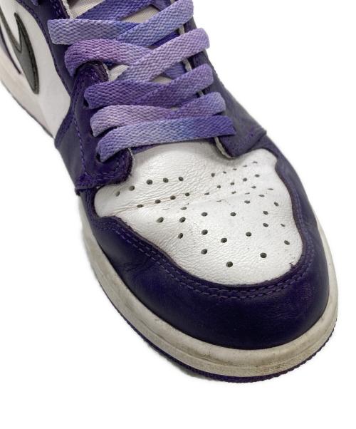NIKE（ナイキ）NIKE (ナイキ) Air Jordan 1 Retro High OG ホワイト×パープル サイズ:27.5cmの古着・服飾アイテム