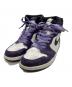 NIKE（ナイキ）の古着「Air Jordan 1 Retro High OG」｜ホワイト×パープル