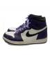 NIKE (ナイキ) Air Jordan 1 Retro High OG ホワイト×パープル サイズ:27.5cm：7000円