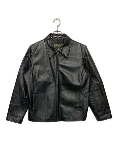 Eddie Bauer（エディーバウアー）Eddie Bauer (エディーバウアー) レザースイングトップ ブラック サイズ:XLの古着・服飾アイテム