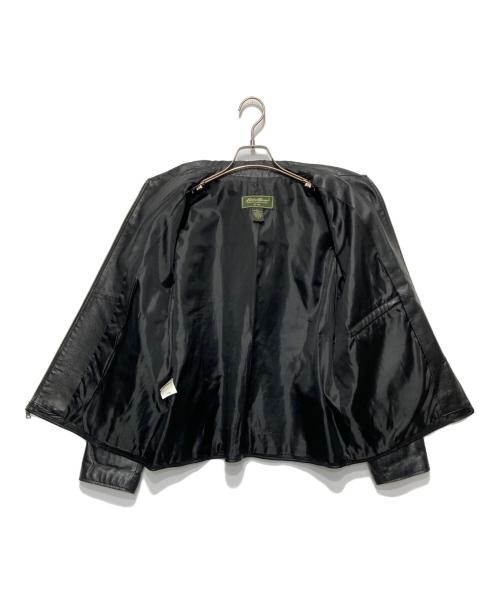 Eddie Bauer（エディーバウアー）Eddie Bauer (エディーバウアー) レザースイングトップ ブラック サイズ:XLの古着・服飾アイテム