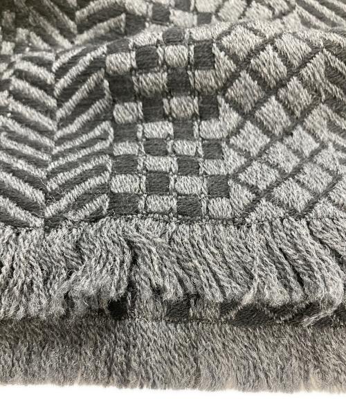 FENDI（フェンディ）FENDI (フェンディ) FFウールマフラー ブラックの古着・服飾アイテム