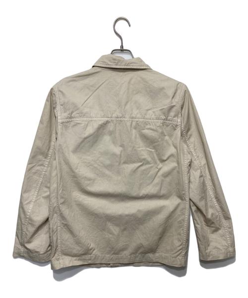 MHL（エムエイチエル）MHL (エムエイチエル) コットンリネンワークジャケット ベージュ サイズ:Lの古着・服飾アイテム