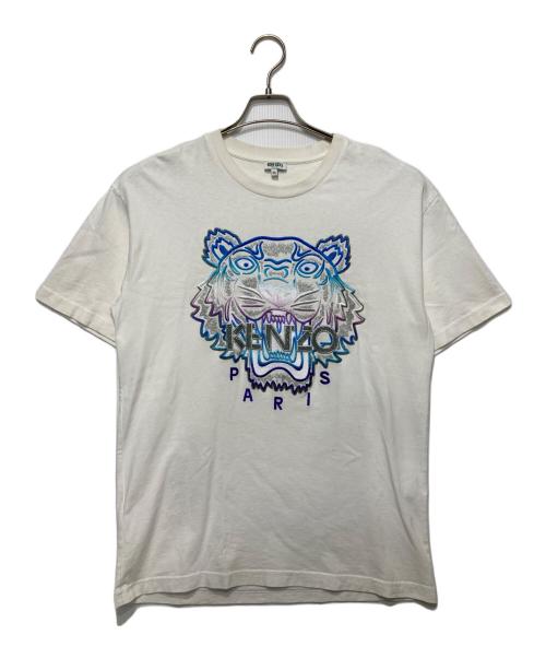 KENZO（ケンゾー）KENZO (ケンゾー) タイガー刺繍Tシャツ ホワイト サイズ:Mの古着・服飾アイテム