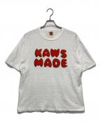 HUMAN MADE×KAWSヒューマンメイド×カウズ）の古着「プリントTシャツ」｜ホワイト