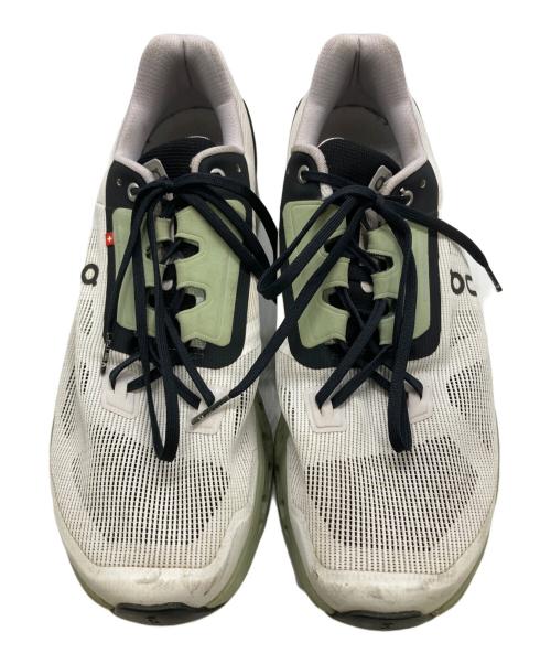 on（オン）on (オン) Cloudstratus ホワイト×グリーン サイズ:29.5㎝の古着・服飾アイテム