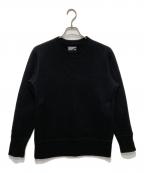 LOOPWHEELERループウィラー）の古着「カシミヤ吊り裏毛ニット」｜ブラック