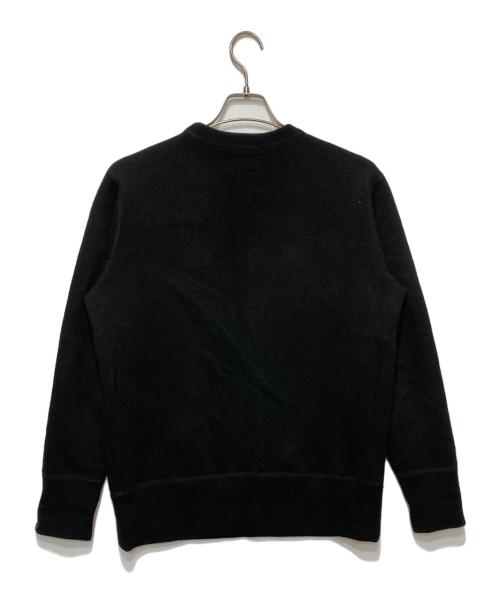 LOOPWHEELER（ループウィラー）LOOPWHEELER (ループウィラー) カシミヤ吊り裏毛ニット ブラック サイズ:Ｍの古着・服飾アイテム