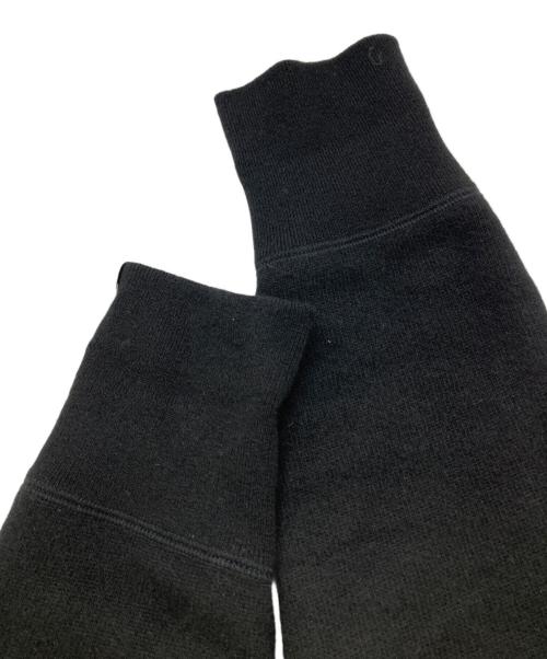LOOPWHEELER（ループウィラー）LOOPWHEELER (ループウィラー) カシミヤ吊り裏毛ニット ブラック サイズ:Ｍの古着・服飾アイテム
