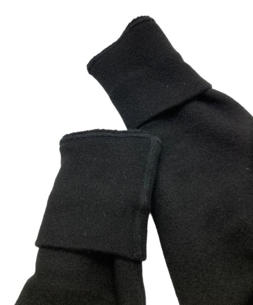 LOOPWHEELER（ループウィラー）LOOPWHEELER (ループウィラー) カシミヤ吊り裏毛ニット ブラック サイズ:Ｍの古着・服飾アイテム
