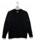 LOOPWHEELER（ループウィラー）の古着「カシミヤ吊り裏毛ニット」｜ブラック