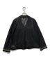 SALON adam et rope' (サロンアダムエロペ) オーガニックコットンレースジャケット/シャツ ブラック サイズ:F：8000円