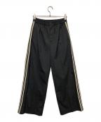 Audrey and John Wadオードリーアンドジョンワッド）の古着「ウーステッド ライク ソリッド ストライプ ラインテープパンツ」｜グレー