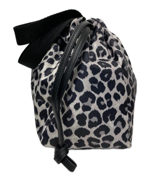LeSportsac（レスポートサック）LeSportsac (レスポートサック) E/W CITY DRAWSTRING BAG ホワイト×ブラックの古着・服飾アイテム