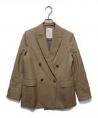 Nobleノーブル）の古着「ウールミルドピークドラペルジャケット」｜ベージュ