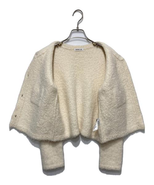 EVERYDAY I LIKE.（エヴリデイ アイ ライク）EVERYDAY I LIKE. (エヴリデイ アイ ライク) Shaggy ブレザー ジャケット アイボリー サイズ:表記無しの古着・服飾アイテム