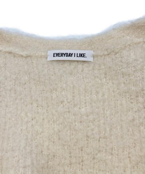 EVERYDAY I LIKE.（エヴリデイ アイ ライク）EVERYDAY I LIKE. (エヴリデイ アイ ライク) Shaggy ブレザー ジャケット アイボリー サイズ:表記無しの古着・服飾アイテム