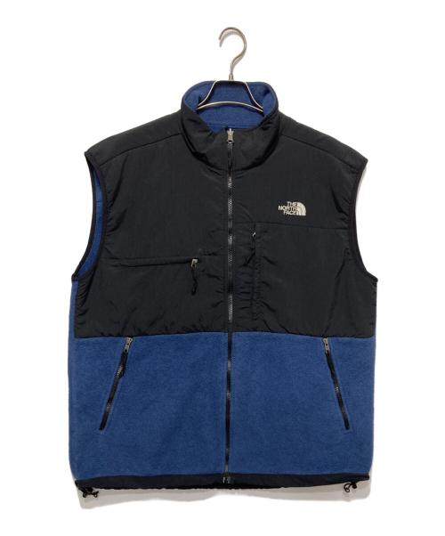 THE NORTH FACE（ザ ノース フェイス）THE NORTH FACE (ザ ノース フェイス) フリースベスト ブルー×ブラック サイズ:XLの古着・服飾アイテム