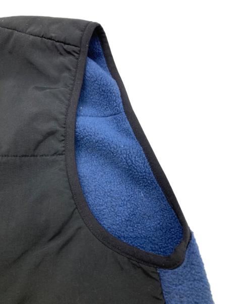 THE NORTH FACE（ザ ノース フェイス）THE NORTH FACE (ザ ノース フェイス) フリースベスト ブルー×ブラック サイズ:XLの古着・服飾アイテム