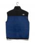 THE NORTH FACE (ザ ノース フェイス) フリースベスト ブルー×ブラック サイズ:XL：4500円