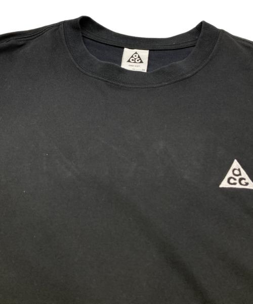 NIKE ACG（ナイキエーシージー）NIKE ACG (ナイキエージーシー) ワンポイントロゴTシャツ ブラック サイズ:XLの古着・服飾アイテム