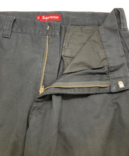 SUPREME（シュプリーム）SUPREME (シュプリーム) ワークパンツ ブラック サイズ:34の古着・服飾アイテム