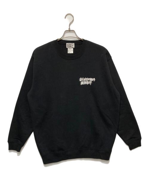 honey shit（ホーリーシット）honey shit (ホーリーシット) 新宿伊勢丹襲撃事件スウェット ブラック サイズ:XLの古着・服飾アイテム