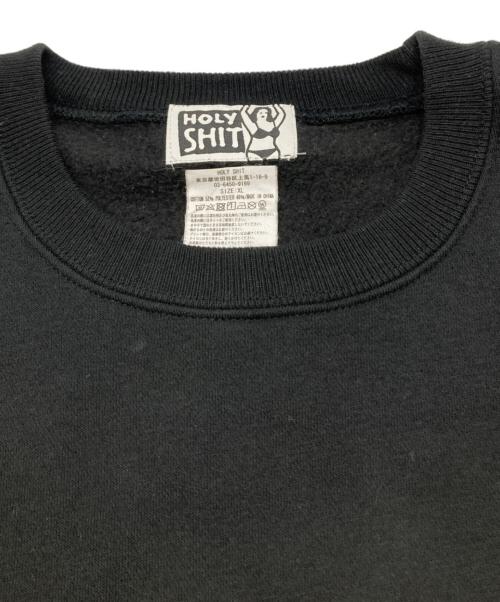 honey shit（ホーリーシット）honey shit (ホーリーシット) 新宿伊勢丹襲撃事件スウェット ブラック サイズ:XLの古着・服飾アイテム