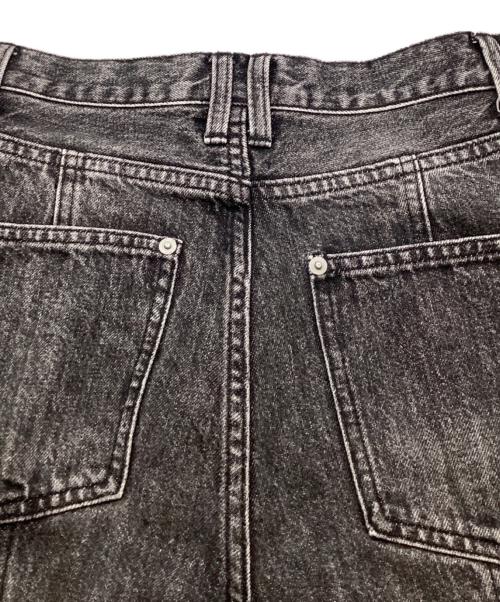 allureville（アルアバイル）allureville (アルアバイル) ラインデニムパンツ ブラック サイズ:1の古着・服飾アイテム