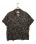WEWILL（ウィーウィル）の古着「PAISLEY OPEN COLLAR DT SHIRT」｜グレー