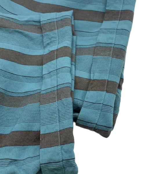 WACKO MARIA（ワコマリア）WACKO MARIA (ワコマリア) STRIPED OPEN COLLAR SHIRT スカイブルー サイズ:Sの古着・服飾アイテム