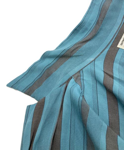 WACKO MARIA（ワコマリア）WACKO MARIA (ワコマリア) STRIPED OPEN COLLAR SHIRT スカイブルー サイズ:Sの古着・服飾アイテム