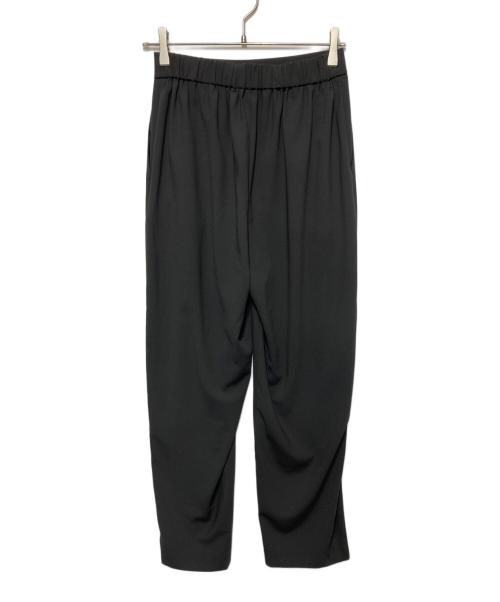 NOLLEY'S（ノーリーズ）NOLLEY'S (ノーリース) エアリージョーゼットイージーバレルパンツ ブラック サイズ:38の古着・服飾アイテム