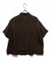 Acuta (アクータ) シアーリネンハーフスリーブシャツ ブラウン サイズ:F：5000円