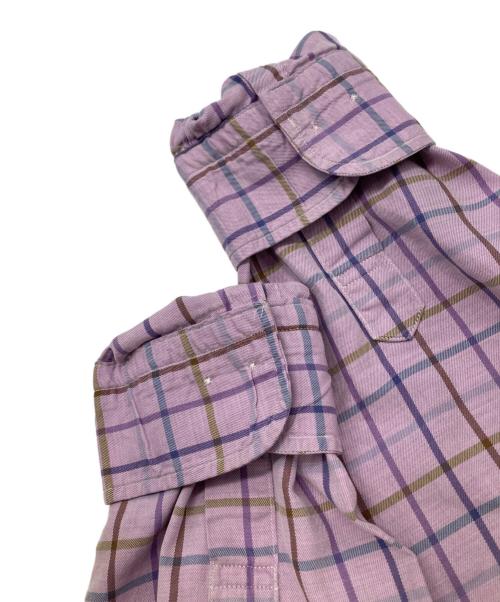 BROOKS BROTHERS（ブルックスブラザーズ）BROOKS BROTHERS (ブルックスブラザーズ) ボタンダウンチェックシャツ パープル サイズ:Lの古着・服飾アイテム