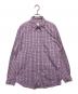 BROOKS BROTHERS（ブルックスブラザーズ）の古着「ボタンダウンチェックシャツ」｜パープル