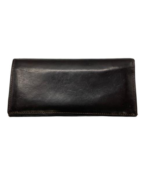 Whitehouse Cox（ホワイトハウスコックス）Whitehouse Cox (ホワイトハウスコックス) レザーロングウォレット ブラウンの古着・服飾アイテム