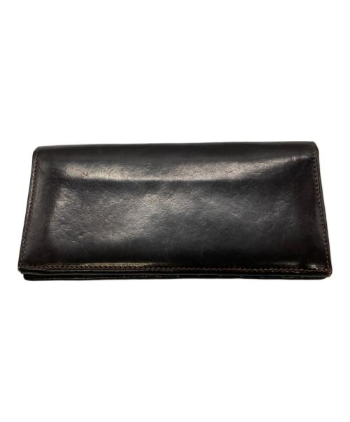 Whitehouse Cox（ホワイトハウスコックス）Whitehouse Cox (ホワイトハウスコックス) レザーロングウォレット ブラウンの古着・服飾アイテム