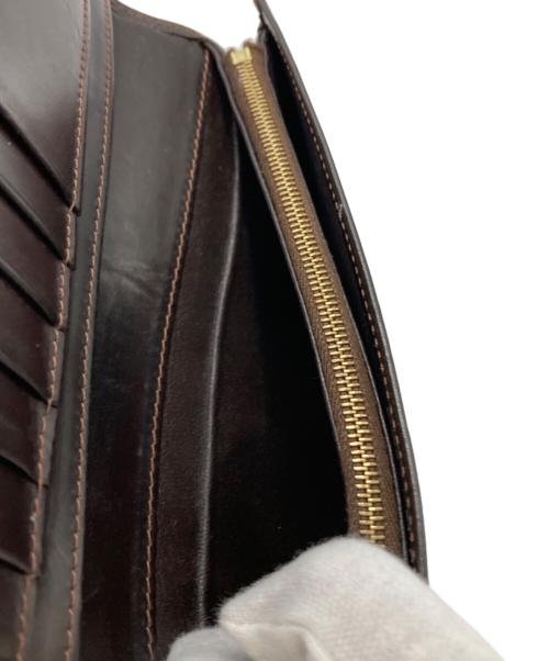 Whitehouse Cox（ホワイトハウスコックス）Whitehouse Cox (ホワイトハウスコックス) レザーロングウォレット ブラウンの古着・服飾アイテム