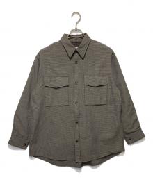 ULTERIOR（アルテリア）の古着「COVERT CLOTH CPO SHIRTS」｜ブラウン