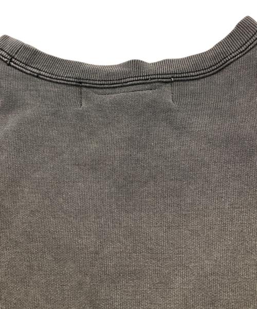 REMI RELIEF（レミレリーフ）REMI RELIEF (レミレリーフ) オーバーダイ切替スウェット グレー サイズ:Ｍの古着・服飾アイテム