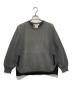 REMI RELIEF（レミレリーフ）の古着「オーバーダイ切替スウェット」｜グレー