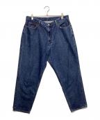 CUP AND CONEカップアンドコーン）の古着「バギーデニムパンツ」｜インディゴ
