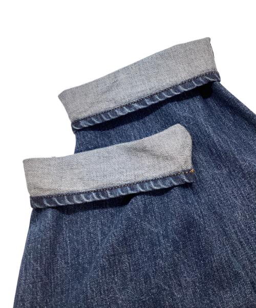 CUP AND CONE（カップアンドコーン）CUP AND CONE (カップアンドコーン) バギーデニムパンツ インディゴ サイズ:3の古着・服飾アイテム