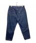 CUP AND CONE (カップアンドコーン) バギーデニムパンツ インディゴ サイズ:3：4000円
