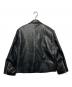 CLEL (クレイル) エコレザーライダースジャケット ブラック サイズ:Ｍ：5000円