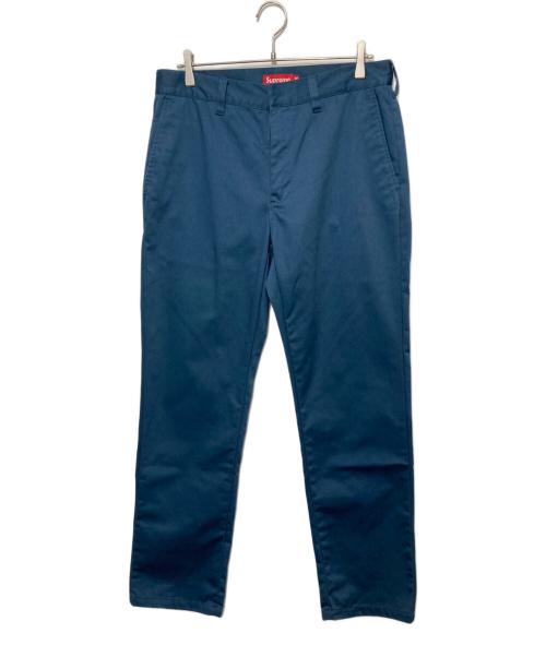 SUPREME（シュプリーム）SUPREME (シュプリーム) ワークパンツ ブルー サイズ:32の古着・服飾アイテム