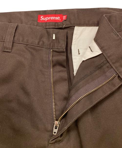 SUPREME（シュプリーム）SUPREME (シュプリーム) ワークパンツ ブラウン サイズ:32の古着・服飾アイテム
