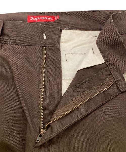 SUPREME（シュプリーム）SUPREME (シュプリーム) ワークパンツ ブラウン サイズ:32の古着・服飾アイテム