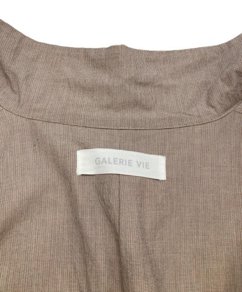 GALERIE VIE（ギャルリーヴィー）GALERIE VIE (ギャルリーヴィー) コットンオーバーサイズコート ベージュ サイズ:36の古着・服飾アイテム